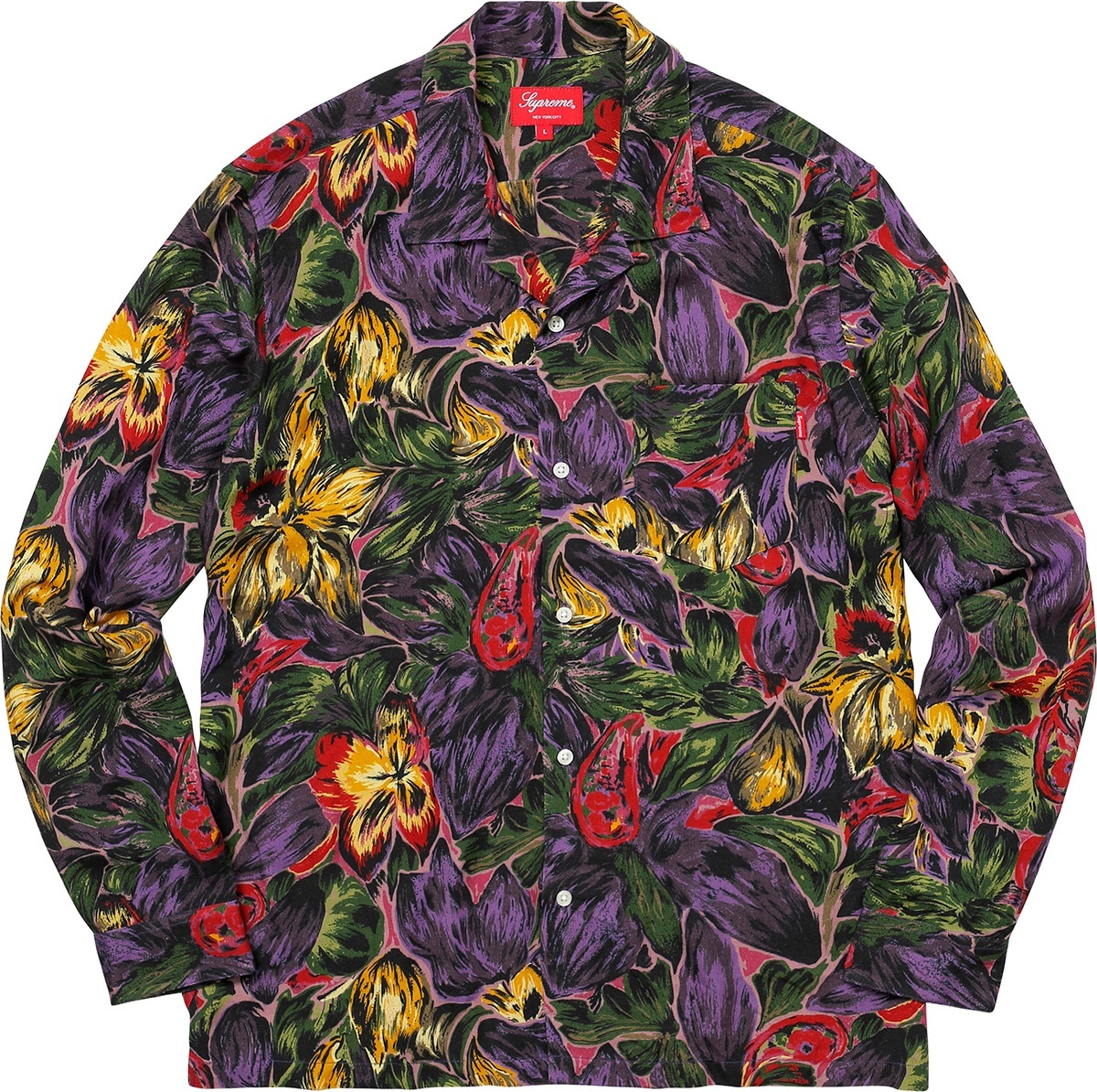 Painted Floral Rayon Shirt view 2